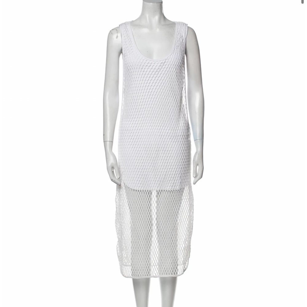 NEW  Alexandre vauthier midi dress white